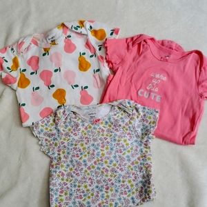 3 Carters 18 month onesies